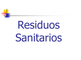 Residuos Sanitarios - Gobierno de Canarias