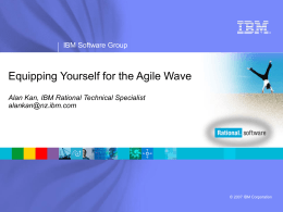 IBM Rational Software Agile Development Offering …