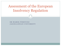 Insolvency law