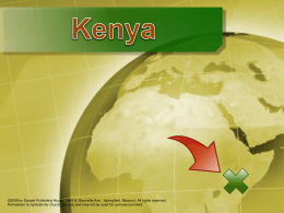 Presentation: Facts About Kenya