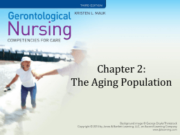 Chapter 2: The aging population