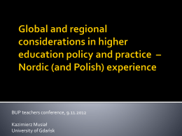 Reconstructing Nordic significance in post