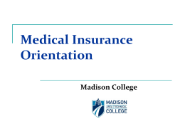 Health Orientation - Madison Area Technical College