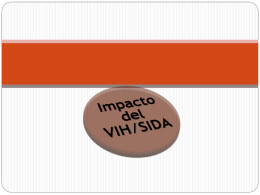 Impacto del VIH/SIDA