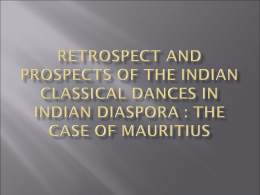 Retrospect and prospects of the Indian classical dances in
