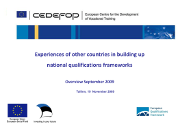 Introduction on Cedefop