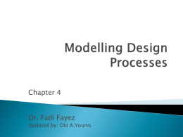 Modelling Design Processes