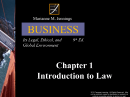 Jennings 7th Ed. Business