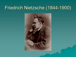 Friedrich Nietzsche (1844-1900) - IVCC