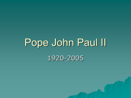 John Paul II - Regis University