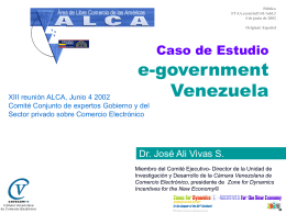 FTAA.ecom/inf/141/Add.2 4 de junio de 2002 Venezuela