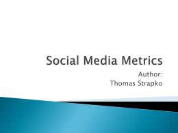 Social Media Metrics - University of Alaska system