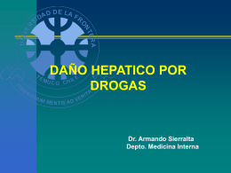 HEPATITIS POR DROGAS Factores modificadores fase I y II