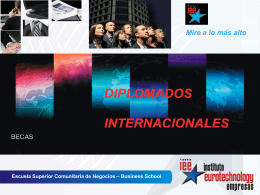 Diapositiva 1 - Instituto Eurotechnology Empresas