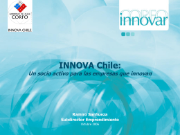 INNOVA Chile: Un socio activo para las empresas que …