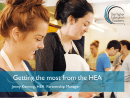 Getting the most from the HEA - Home