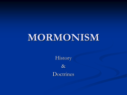 MORMONISM