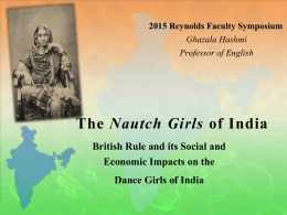 The Nautch Girls of India