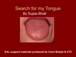 Search for my Tongue
