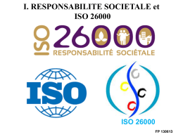 ISO 26000 - CIGI 2013