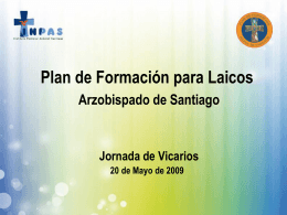 Diapositiva 1 - Arzobispado de Santiago
