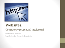 Websites: Contratos y propiedad intelectual