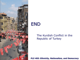 The Kurdish Conflict in the Republic of Turkey