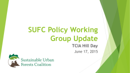 SUFC Policy Working Group Meeting