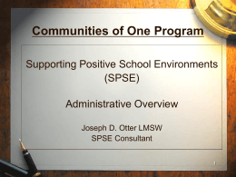 NYS-PBIS Administrative Overview
