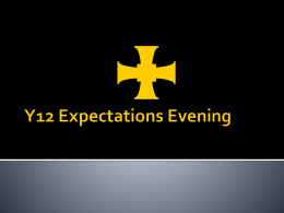 Y12 Expectations Evening - Trinity School, Carlisle