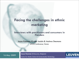Facing the challenges in ethnic marketing
