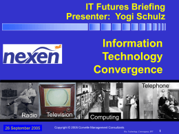 Nexen - IT Futures Briefing