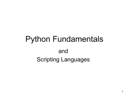 Python Fundamentals - UAH