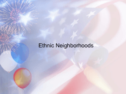 Ethnic Neighborhoods - Abington Heights School District