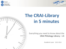 The CRAI-Library in 5 minutes: everything you need to …