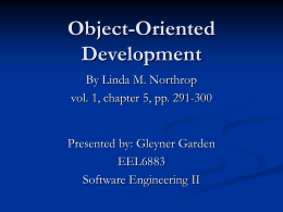 Object-Oriented Development