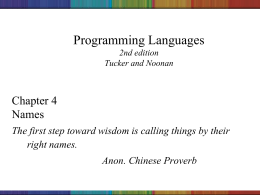 Programming Languages - UAH