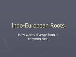 Indo-European Roots