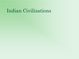 Indian Civilizations - SCF Faculty Site Homepage