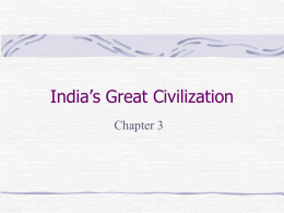 India’s Great Civilization