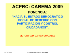 ACPRC: CAREMA 2009