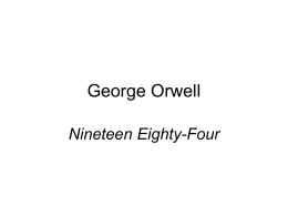 George Orwell - Istituto d’Istruzione Superiore “G