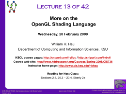 CIS736-Lecture-13-20080220 - Kansas State University