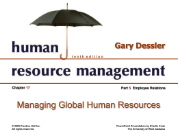 Human Resource Management 10e.