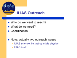 ILIAS Outreach