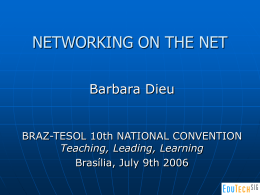 NETWORKING THE NET