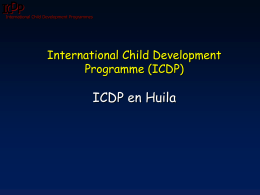 ICDP in Colombia