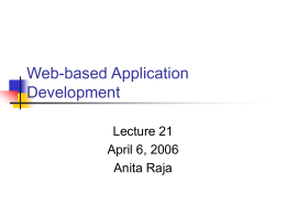 Web-based Application Development