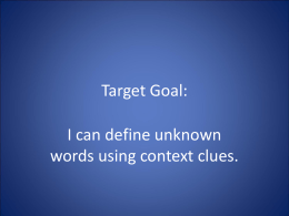 Target Goal: