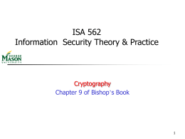 ISA 662 Information System Security